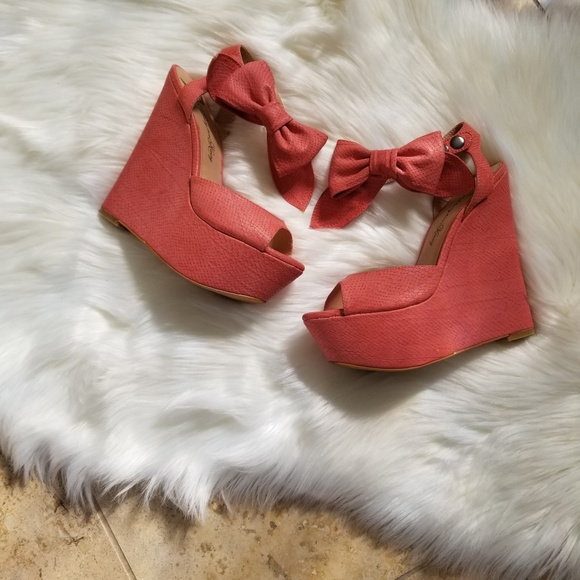 Penny Loves Kenny Shoes - Penny Loves Kenny "Dwight" Platform Wedge Heels